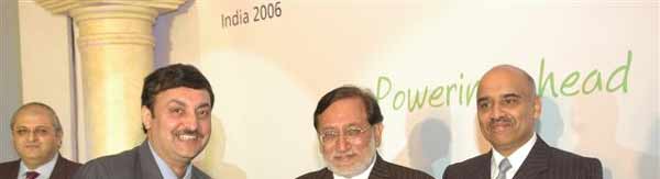 Mr. Umang Sharma receiving the recognition.